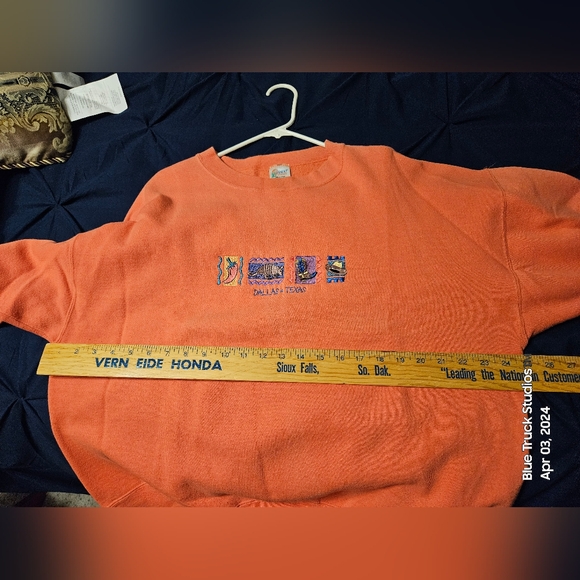 Dallas Texas Sweatshirt Size XL Not New Vintage - Picture 4 of 6